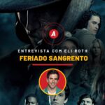 Eli Roth Instagram - 🎬 O novo filme “Feriado Sangrento”, do diretor Eli Roth, já está em cartaz nos cinemas! Em entrevista à @jumcassini, Roth revelou o que ele acha DIVERTIDO nos filmes de TERROR! 😅👀 A entrevista completa está disponível no nosso canal do Youtube - link na bio. #AdoroCinema
