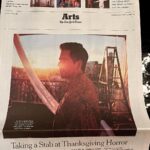 Eli Roth Instagram – Feeling artsy. Thanks @nytimes @advli @thanksgivingmovie out now 🪓🦃❤️ Bone appetìte Los Angeles, California
