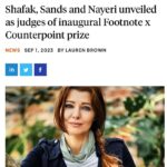 Elif Şafak Instagram - Are you a writer from a refugee or migrant background? Now there is a new, great literary prize. Footnotes Counterpoints Writing Prize is developed in collaboration with @southbankcentre The award is £ 15 000 and it includes an advance and a publication agreement with @footnote.press The submission window closes on the 1st of October. We want to support migrant/refugee literary voices. I am very excited and honoured to join Philippe Sands and Dina Nayeri to judge this year’s entries. Stories matter. Unheard stories matter. Anyone from a refugee or migrant background is eligible to submit an entry for the prize if they are resident in the United Kingdom or Ireland, whether they have previously been published or not #refugeestories #storiesmatter #worldliterature #bookloversunite @counterpointsarts @counterpointpress #literaturelover @philippesands @dinanayeri 📚📚📚 yeni, önemli bir edebiyat ödülü var artık, göçmen ve mülteci kökenli yazarları desteklemek amacıyla kuruldu. Bu ödülün 3 jüri üyesinden biri olmaktan hem heyecan hem onur duyuyorum. Her hafta mülteci tekneleri batarken, insanlar sürekli hoyratça Ötekileştirilirken edebiyat önyargı duvarlarını yıkar, birbirimizi daha iyi anlayabilmemiz için kelimelerden empati köprüleri kurar. #dünyaedebiyatı #okumakiyileştirir