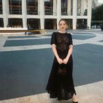 Elizabeth Gillies Instagram - Beautiful night at the @nycballet with @kristinmcnamara & @reformation 🩰🖤 David Koch Theater, New York City Ballet