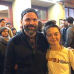 Ella Lee Instagram - With baran bo oder at the „Dark“ screening :))