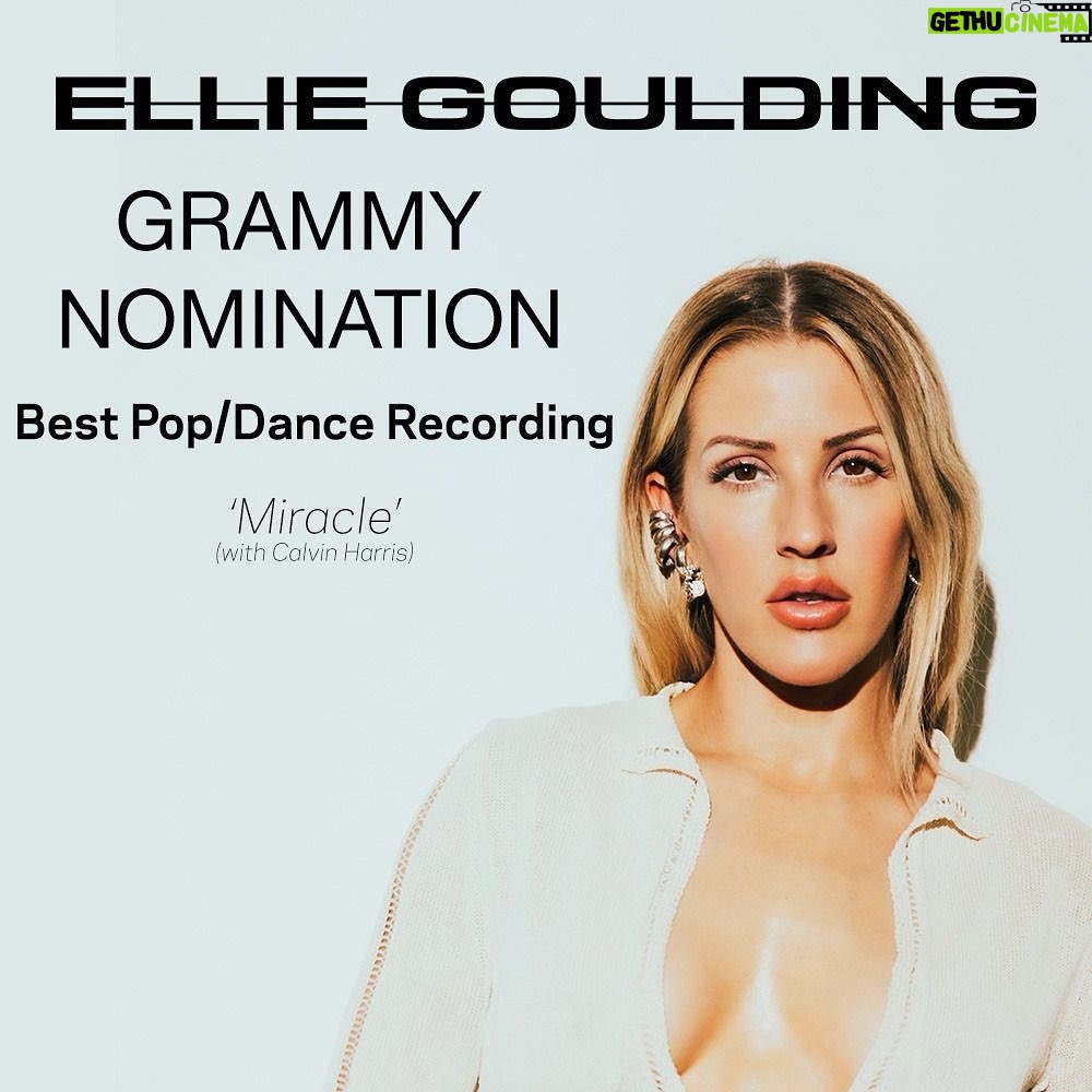 Ellie Goulding Instagram - Grateful to the #Grammys @recordingacademy for the nomination of this sweet little dance anthem. @calvinharris People may think that from time to time I might expect a nomination here and there for things… but ask any of my team… I really never do- because to this day in my head I am the awkward girl who grew up in a remote village on the border of Wales who sang with my guitar to a few people in pubs… then hopped on the train back to Canterbury… To still be singing (my favourite thing) and have this level of recognition is beyond anything I could have ever dreamed of 🙏🏼 I’ll never take it for granted. Thank you all for your kind Congratulations and love xxxxx