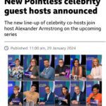 Ellie Taylor Instagram - Delighted to be a Pointless sidekick on the new series! Less delighted with my choice of wacky pose on the press stills. She’s just so blardy zannnnny. (For those who’ve ever wondered, the laptop password is R!chard0sm@nWozEre)