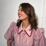 Ellie Taylor Instagram - Tonight is the final of Bake Off The Professionals! 8pm! Who do you reckon will edge it?? Wanted to give a big shout out to the people who get me looking TV ready so firstly @tesswrightstylist who styled all the brilliant bonkers outfits a girl could dream of. I love colour/patterns/dressing like a 7 year old 💕 🌈 And to @gemflossi who painted my face, twiddled my barnet and became camp counsellor to me and @liamcbakes thank you for turning a troll into a glam human and repairing my lipstick after my regular scoff sessions 🐷