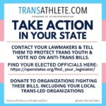 Elliot Page Instagram - Repost from @thechrismosier • Visibility alone is nothing. We need action. Here are 6 ways you can TAKE ACTION today on Trans Day of Visibility: IMPORTANT NOTES: 1. Anyone in any state can tell a governor to veto. Call national attention to the issue. 2. If you call, you will not speak directly to a governor (or even your lawmaker) - you’ll speak with an aide or leave a message. Say your name, where you’re from, the bill number & your position, & how you want them to vote. 3. Most governors do not use a public email address, opting instead for web forms. Similar to calling, be brief but add personal notes & use the same info as you would for calling. 4. If writing, you don’t need to do it every day - but you should do it TODAY. 🚨ALABAMA: Tell Governor Kay Ivey to VETO HB266 & SB184, the felony health care bans. 🚨KANSAS: Tell Governor Laura Kelly to VETO SB484, an anti-trans sports ban. 🚨KENTUCKY: Tell Governor Andy Beshear to VETO SB83, an anti-trans sports ban. 🚨MISSOURI: Tell lawmakers to vote NO on SB781 (athlete ban) & SB843 (healthcare ban). 🚨SOUTH CAROLINA: Tell lawmakers to vote NO on S531 & H4608. 🚨EVERYONE: 1. Share these action items 2. Visit transathlete.com/take-action to see the anti-trans sports & medical bills in your state & action items. 3. Donate to trans-led organizations like @transtexas @tko_alabama @intransitive.ar (link in my bio) Please celebrate #tdov by taking action today. #transweek #transdayofvisibility #twova #transathlete #letkidsplay #protecttranskids
