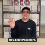 Elliot Page Instagram - In NYC for Pageboy’s release (3 days to go!) and signing your copies for the book tour! I can’t wait to kick the tour off this Tuesday with the incredible @raquel_willis at The Town Hall. Book your ticket, which includes one of these signed copies, at the link in bio!