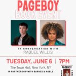 Elliot Page Instagram - Feeling so excited that I get to hang with all of you in NYC on June 6, the day that Pageboy makes its debut in the world…! 📚@Raquel_Willis will be joining me and I’m very grateful and honored to kick off my Pageboy tour in conversation with her ❤️ See you there? 🎟️: ElliotPageBook.com — Link In Bio