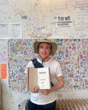 Elliot Page Instagram - Stopped by @bluestockingsnyc, the only queer/trans/sex worker-run bookstore & activist space in NYC.  🏳️‍⚧️❤️🏳️‍🌈📚

If you’re not familiar with Bluestockings Cooperative, I wanted to share some info and resources from them with you all here:

-Bluestockings is radically inclusive of all genders, cultures, expansive sexualities and identities. They were founded in 1999 and are located on the Lower East Side.

-Their Free Store offers snacks, hygiene products, and clothing for anyone who asks. There's a Wishlist on Amazon if you’re able to help donate much-needed supplies — link in story.

-They offer free opioid overdose programs and prevention training. Ask in the store to learn more.

-The bookstore carries some of my favorite books and is awesome to explore. (I left behind some signed copies of PAGEBOY on their shelves ❤️)