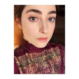 Ellise Chappell Instagram - No matter how hard I tried I just could not work a contact lens in/out in less than 45 minutes. But I got to have a blue eye! ‘Miss Scarlet & The Duke’ - coming soon 🕵🏼‍♀️🎬