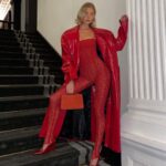 Elsa Hosk Instagram – Red is the new black they said 🌹 
@revolve