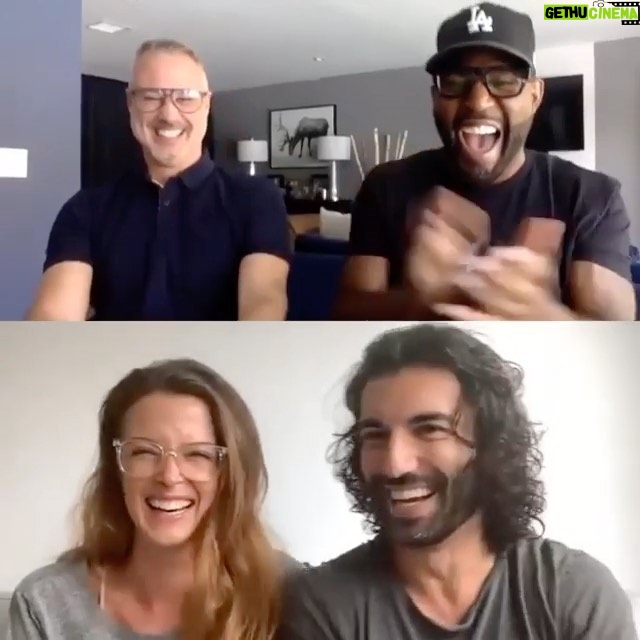 Emily Baldoni Instagram - Look who snuck her way into the #ManEnough world! Thank you for having me @justinbaldoni 😘 The first ever #ManEnough (couples edition) w/ our new BFF’s @karamo & @theianjordan drops tomorrow Monday on @manenough.tv ⁣ ⁣ SOO much good and relevant stuff in this one!! ⁣