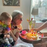 Emily Baldoni Instagram - My sweet mamma turned 70 yesterday! She’s the most wonderful mormor to Maiya, Maxwell and Malou, and we’re all so damn lucky to have her. Vi älskar dig mamsen!! Grattis! ♥️