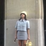 Emma Chamberlain Instagram - i think i like… broke my ankle @loewe @jonathan.anderson Paris, France