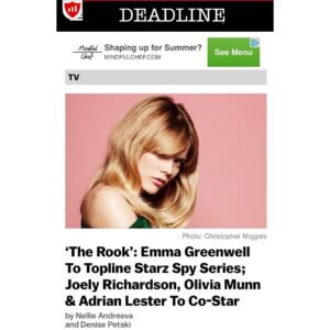 Emma Greenwell Instagram - 🔥over the moon🔥

Hugest thank you to the superheros that are @kat_gosling @bunnytops  @brbisig  #therook @starz