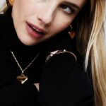 Emma Roberts Instagram - As if I couldn’t love @prada more! Check out the first truly sustainable fine jewelry collection by a global luxury brand! They use 100% certified recycled gold. I’m obsessed 🤍 @prada #pradafinejewelry 🖤 📸 @leighkeily