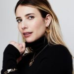 Emma Roberts Instagram - As if I couldn’t love @prada more! Check out the first truly sustainable fine jewelry collection by a global luxury brand! They use 100% certified recycled gold. I’m obsessed 🤍 @prada #pradafinejewelry 🖤 📸 @leighkeily