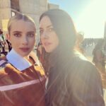 Emma Roberts Instagram - @nicolasghesquiere you impress us every time! Bravo! @louisvuitton 🪩🪐 👜