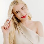 Emma Roberts Instagram - I am so excited to announce that I am @flawlessbeauty 2022 Ambassador! You know I love all things skincare and selfcare, so this partnership was an absolute no-brainer for me. If you haven’t tried Flawless Beauty’s products head over to their page and check them out. You’ll also find some amazing BTS from our shoot day! Exciting things coming! #flawlessbeauty #ambassador #ad 💄
