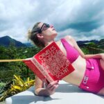 Emma Roberts Instagram – It was the last day in paradise @thewell @altagraciaauberge @aubergeresorts 📖 💗🏝👙 Hacienda AltaGracia, Auberge Resorts Collection