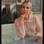 Emma Roberts Instagram – Paris. Cappuccino. Book. All I need ☕️ 📖 🇫🇷 @belletrist