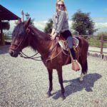 Emma Roberts Instagram – Loved getting to ride again 🐎 💙 @altagraciaauberge