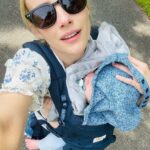 Emma Roberts Instagram - We love our walks 💙 also this is not an ad but this is my favorite carrier! Perfect fit for me and baby boy 💙 TAP to know 💙