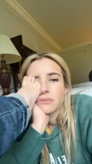 Emma Roberts Instagram - American Horror Story: Bring your 2 year old to work