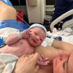 Emmy Buckner Instagram - October 6th, 2023, 9:25pm, Cayden Mattingly Chucker entered our lives and we are forever changed 🤍 I love him so much. We are obsessed with our sweet boy. There are no words. Labor was a wild experience. 26 hours. He was worth every moment. @maxchucker is already the best daddy changing baby boy and my diapers 🤣 Feeling so grateful and loved. Our family is home 🥹
