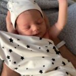 Emmy Buckner Instagram - October 6th, 2023, 9:25pm, Cayden Mattingly Chucker entered our lives and we are forever changed 🤍 I love him so much. We are obsessed with our sweet boy. There are no words. Labor was a wild experience. 26 hours. He was worth every moment. @maxchucker is already the best daddy changing baby boy and my diapers 🤣 Feeling so grateful and loved. Our family is home 🥹