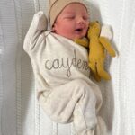 Emmy Buckner Instagram - October 6th, 2023, 9:25pm, Cayden Mattingly Chucker entered our lives and we are forever changed 🤍 I love him so much. We are obsessed with our sweet boy. There are no words. Labor was a wild experience. 26 hours. He was worth every moment. @maxchucker is already the best daddy changing baby boy and my diapers 🤣 Feeling so grateful and loved. Our family is home 🥹