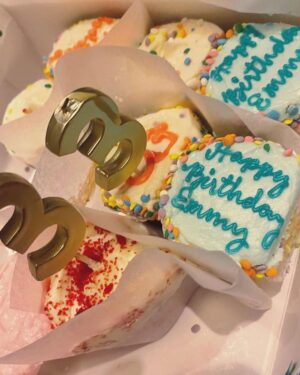 Emmy Buckner Instagram - Turned 33 years old, hit 33 weeks pregnant, and took a last minute approximate 33 hour trip to Las Vegas all in one week! Apparently 3 is a lucky number and I am stoked to enter this next chapter surrounded by love, luck, friendship, and Katy Perry. Can’t wait to cheers you all with a non-virgin beverage and a baby in my arms.