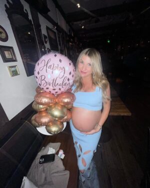 Emmy Buckner Instagram - Turned 33 years old, hit 33 weeks pregnant, and took a last minute approximate 33 hour trip to Las Vegas all in one week! Apparently 3 is a lucky number and I am stoked to enter this next chapter surrounded by love, luck, friendship, and Katy Perry. Can’t wait to cheers you all with a non-virgin beverage and a baby in my arms.