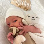 Emmy Buckner Instagram - October 6th, 2023, 9:25pm, Cayden Mattingly Chucker entered our lives and we are forever changed 🤍 I love him so much. We are obsessed with our sweet boy. There are no words. Labor was a wild experience. 26 hours. He was worth every moment. @maxchucker is already the best daddy changing baby boy and my diapers 🤣 Feeling so grateful and loved. Our family is home 🥹