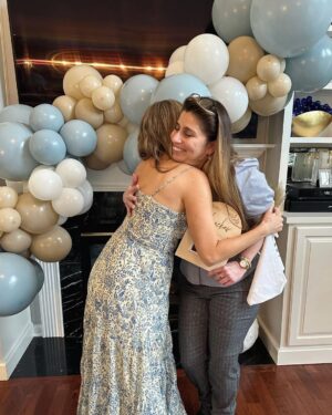 Emmy Buckner Instagram - A Kentucky celebration officially sharing the news of Baby C and my Meme’s birthday back in May! My mama put together the sweetest party filled with lots of love 💙 Grateful for family and our addition to it!