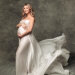 Emmy Buckner Instagram - Nine months of holding you inside 🤍 Thank you to the two amazing mothers and women who made this shoot a dream! @anastasia.portraits 📸 @lana_makeup_losangeles 💄