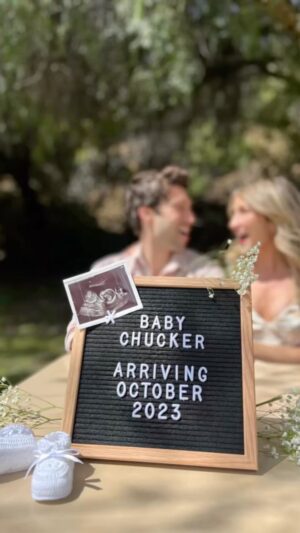 Emmy Buckner Instagram - It’s been a special few months….Baby Chucker on the way❤️ 

@maxchucker