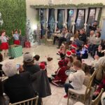 Emmy Buckner Instagram - Once upon a December, I hosted my first ‘Holiday Concert and Celebration’ filled with nearly 20 performances, crafts, games, a cookie decorating station, a hot chocolate bar, a photo booth, and of course, a bar for the adults 🥂 It was truly one of the best nights of 2023 and encompassed what the holiday season is all about. These kiddos came to me, weeks after delivering baby Cayden, and had their lessons in his nursery. Cayden was often involved as an audience member- lol. These photos and videos are just a SMALL glimpse of the night. I will NEVER forget when Baby Cayden came out as Baby Santa and surprised us all and the support and love from the audience! 🥹🎄 What I get to do for “work” is magical. I want to thank my community of students and their families for making this “idea” a reality❤️ I want to thank Mr. Max for assisting with set, sound, food, the kids, everything- love you @maxchucker !! @violetcactusvenue thank you for letting us rent the space and host the event here- it was perfect! And thank you Tina for all the help and whipping out those merry margaritas!! 🍹 And thank you Aunt Shelby @shelbywulfert for getting Baby Santa there safely and always being there for us -we love you! 💋 Violet Cactus Studio