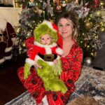 Emmy Buckner Instagram - Baby Grinch invaded Christmas and our hearts grew three sizes! ❤️❤️❤️ Been planning on this since he acquired his unique nickname at 5 days old 😂