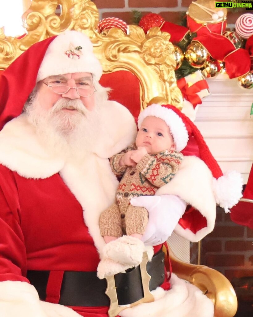 Emmy Buckner Instagram - My son met Santa. I repeat, MY baby met Santa!!!🎅🏻