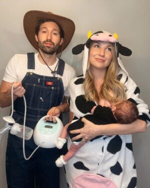 Emmy Buckner Instagram - Got Milk? 🍼 

Happy (belated) Halloween 👻 
#gotmilk