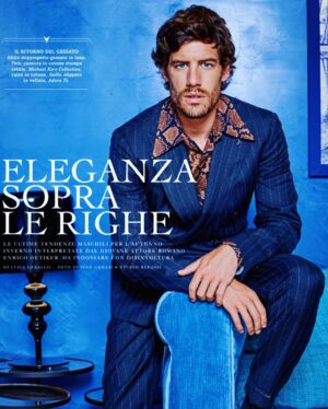 Enrico Oetiker Instagram - Grazie a Gentleman Magazine per questa cover story 
Styled by @luigigaballo ph. @ivangenasiphotography 
Thx @mpunto_comunicazione