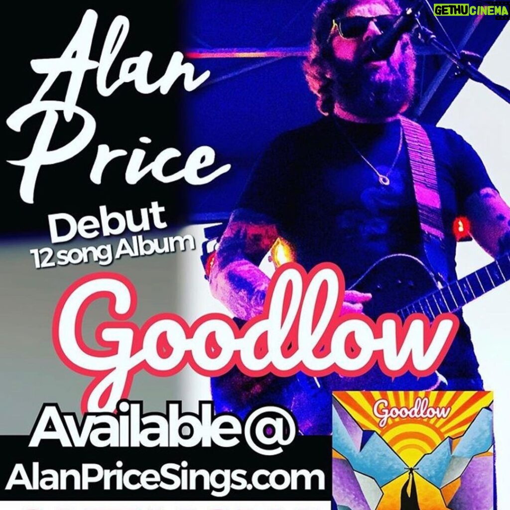 Eric Bass Instagram - Listen up!! My long time friend @mralanprice has released his first full length solo record called Goodlow! Some of you might recognize Alan from the “Somewhere in the Stratosphere - Live from Kansas City” acoustic performance. He toured with us and played rhythm guitar on the “Anything and Everything” tour! Goodlow is only available on his website AlanPriceSings.com. It takes a lot of blood, sweat, and tears, then more blood, sweat, and tears to make a record of original material. It’s a true labor of love. So, please go and support my friend by purchasing this amazing record! #alanpricegoodlow #alanpricesings #alanprice #shinedown #tuesday #tuesdayvibes