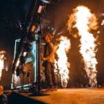 Eric Bass Instagram - Sooooo many blessings. I try and never take it for granted that this is my office where I “work”. It’s like my mom dropped me off at a MacDonald’s play land in 1983 and said, “Just stay here. This is what you do now.” 😂🤩❤️🔥 📸 by: @sanjayparikhphoto #grattitude #practicegratitude #shinedown #planetzero #wednesday #wednesdaywisdom #theprettyreckless #diamante