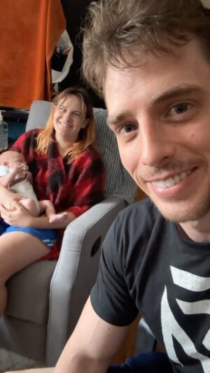 Eric Osmond Instagram - Thank you so much for the support for our little family. We love you so much. 🥹☺️🐣♥️🥰
