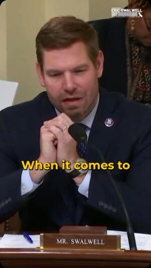 Eric Swalwell Instagram - Democrats want the fix. Republicans want the fiction.