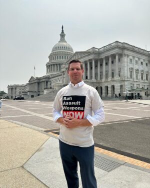 Eric Swalwell Instagram - You’re either with our kids or their killers. I’m with the kids and support their effort to have MAGA GOP bring a vote to #BanAssaultWeaponsNow.