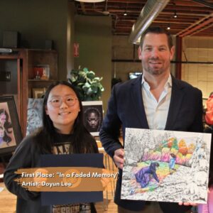Eric Swalwell Instagram - Congratulations to this year’s Congressional Art Competition winner, Doyun Lee, a CA-14 sophomore from Quarry Lane School. I’m so excited to have her beautiful piece displayed at the U.S. Capitol along with the other winners from across the country. Thank you to everyone who participated, it is always a joy for me to see the artwork of so many young artists from across my district.