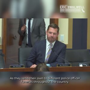 Eric Swalwell Instagram - Unrestricted gun violence is killing our communities and law enforcement. We need to address the real issues to protect our police.