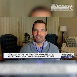 Eric Swalwell Instagram - Kevin McCarthy is going to crash the economy unless we have “work requirements.” If Kevin McCarthy had a work requirement he wouldn’t be paid. He hasn’t done squat in his first 100 days.