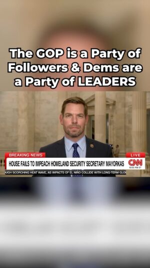 Eric Swalwell Instagram - Republicans will continue to ignore our country’s biggest issues if their chosen leader Donald Trump tells them to. The GOP is a party of failed followers. Democrats are a party of leaders.